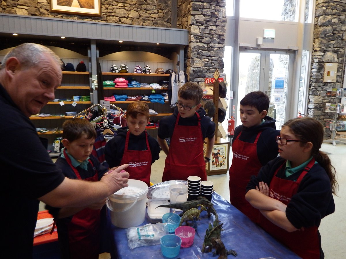 StMartinsPS's tweet photo. P5 and P6 had an interesting morning getting involved in Science experiments as part of @ScienceWeek 2017 at the Marble Arch Caves Geopark. https://t.co/zFJ6fe7bJY