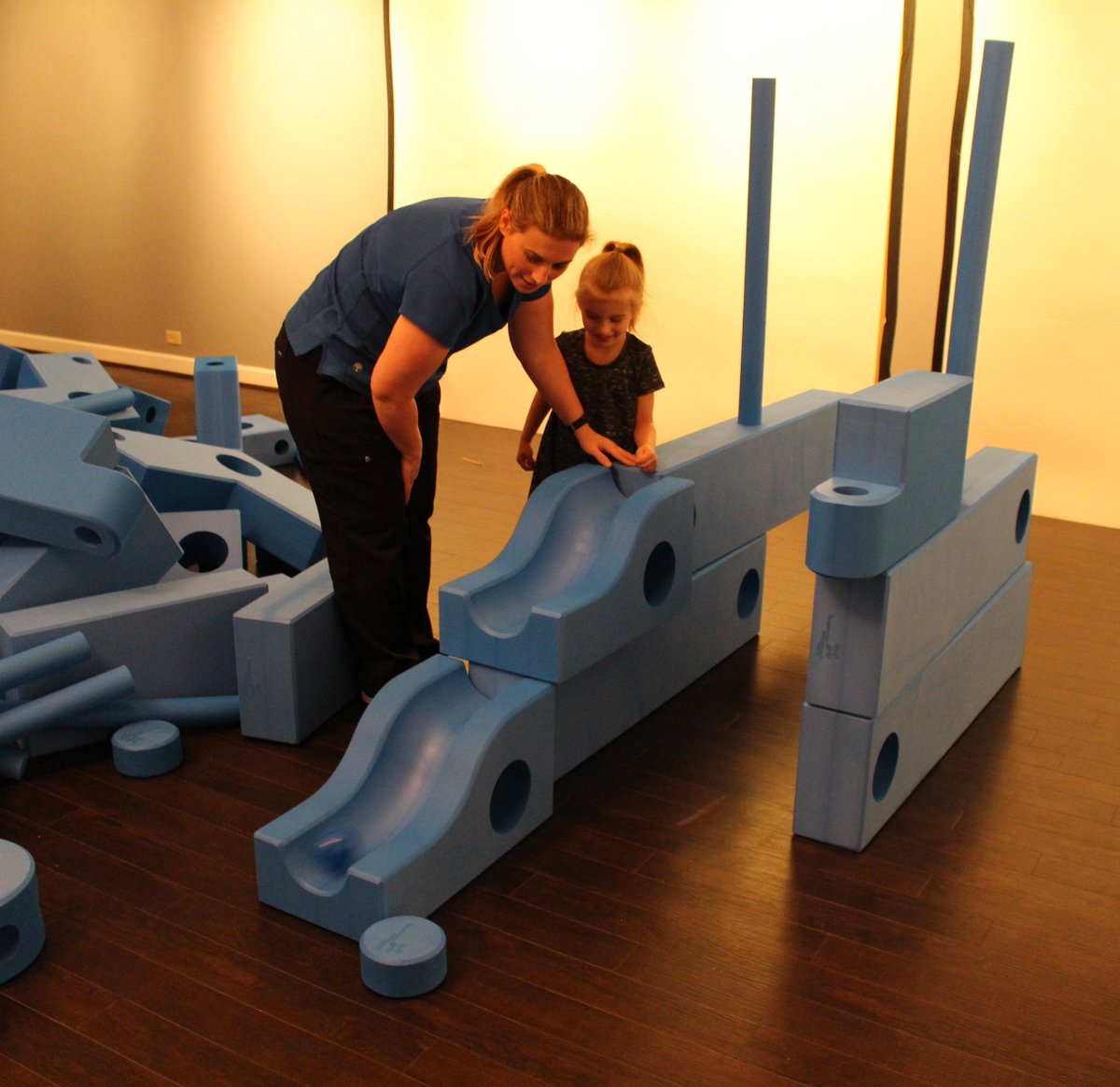 ASC701's tweet photo. The Creative Construction Zone is now open! This new tinkering studio is ideal for PreK-3rd-grade youth. Children can build-play with Imagination Playground Big Blue Blocks while learning basic engineering and architectural design principles.
#culturalcrossroad #ASC701 https://t.co/lQAt2hVwN9