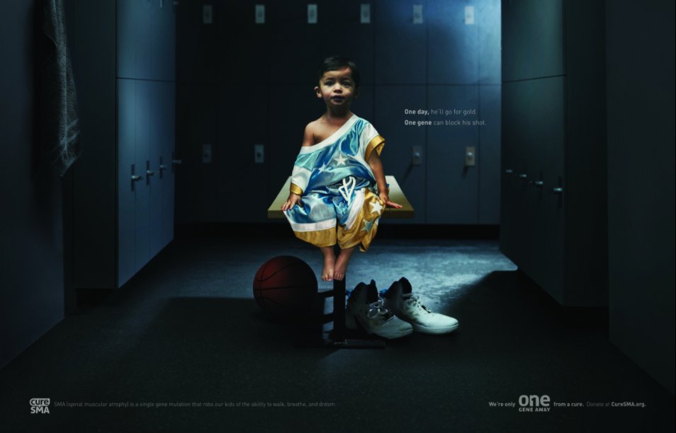The_Clios's tweet photo. @gswspeakpeople #ClioHealth 2017 Silver Winner - CureSMA: One Gene Away Campaign by @gswspeakpeople https://t.co/NxIYdkFovS 🏆 https://t.co/26DWniO6xP