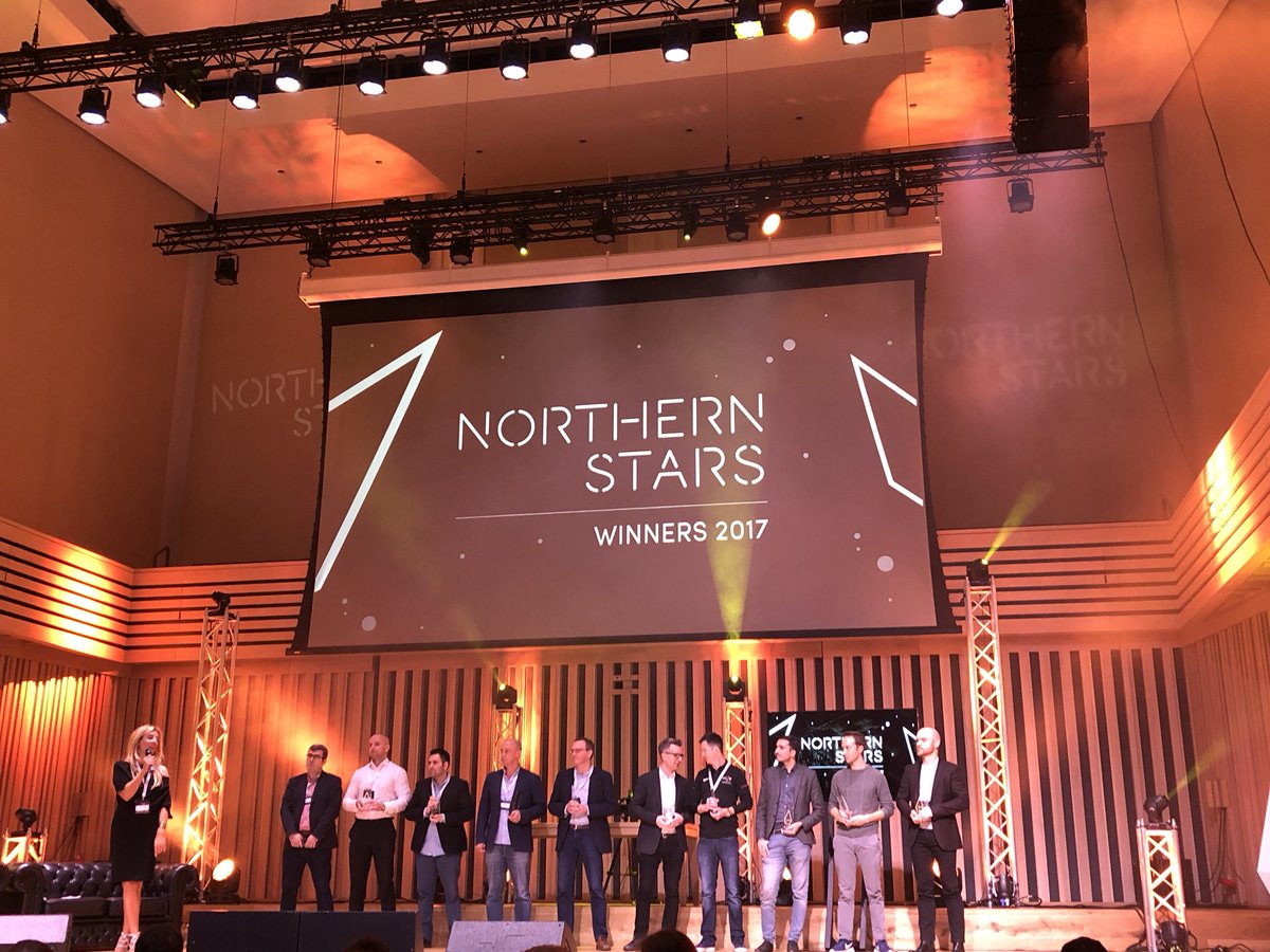 pkuschnir's tweet photo. And so the journey begins.. The #NorthernStars 2017 Winners! https://t.co/mQ8MGwkPwf