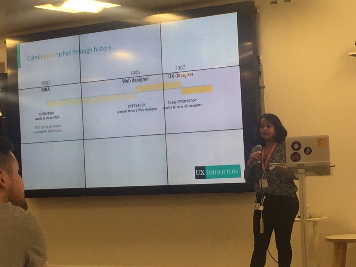danielalbro's tweet photo. Everybody wants to be a UX designer #careergoldrush #UXTomorrow https://t.co/eKCltp91XR