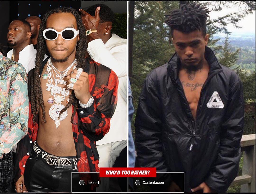 WORLDSTAR's tweet image. Takeoff or X? 👀🥊 @TMZ