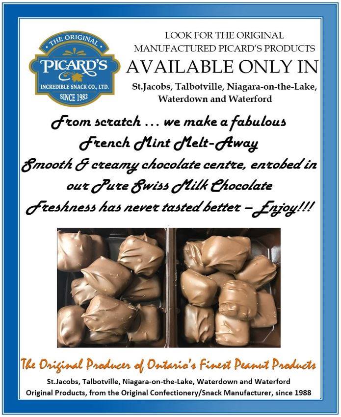 Made from scratch right in Waterford!  French Mint Meltaways :) available in St. Jacobs, Talbotville, NOTL, Waterdown and right at our plant across from Foodland in Waterford #chocolate