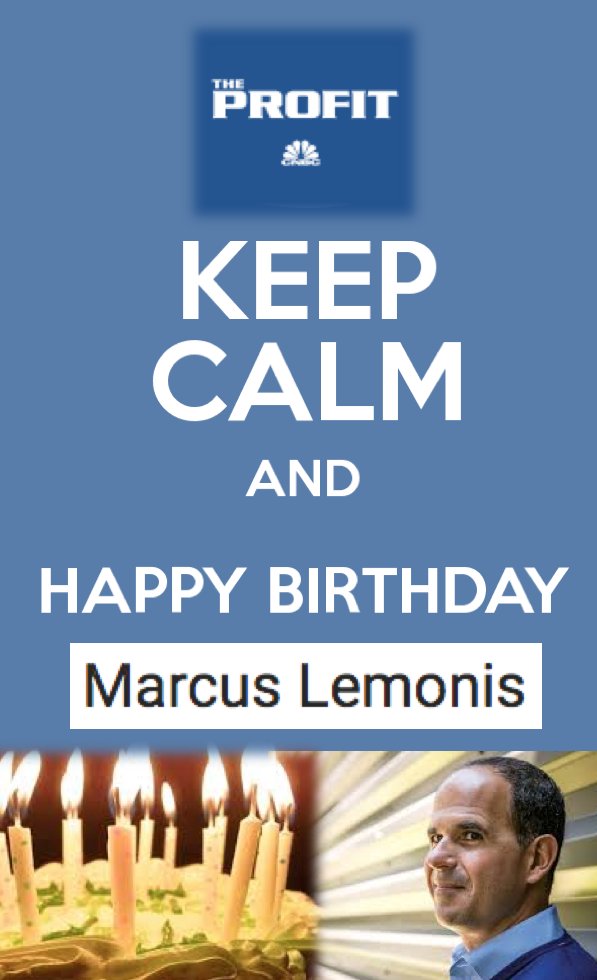 Happy Birthday to Marcus Lemonis ( Hope your day is wonderful. From Priorhouse 2017 xxx 