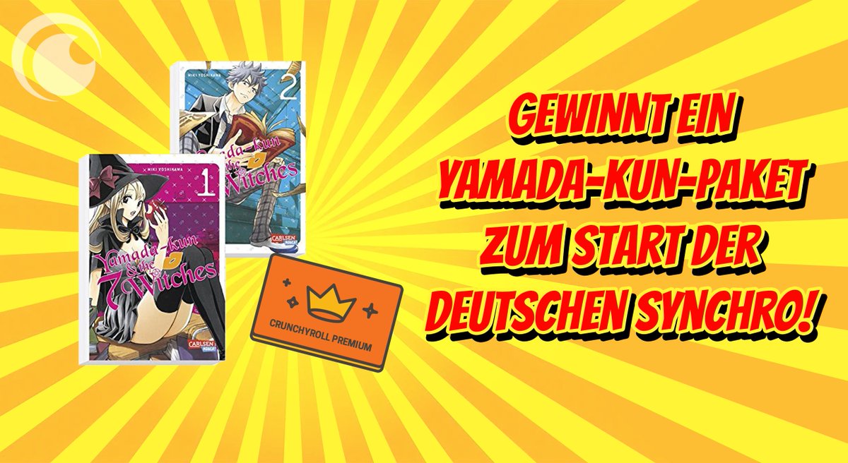 Crunchyroll_de's tweet photo. Gewinnt ein Yamada-kun-Paket zum Start unserer deutschen Synchros!

Hier alle Details >> https://t.co/Xa6tEvpALC https://t.co/TN9wGsp4S7