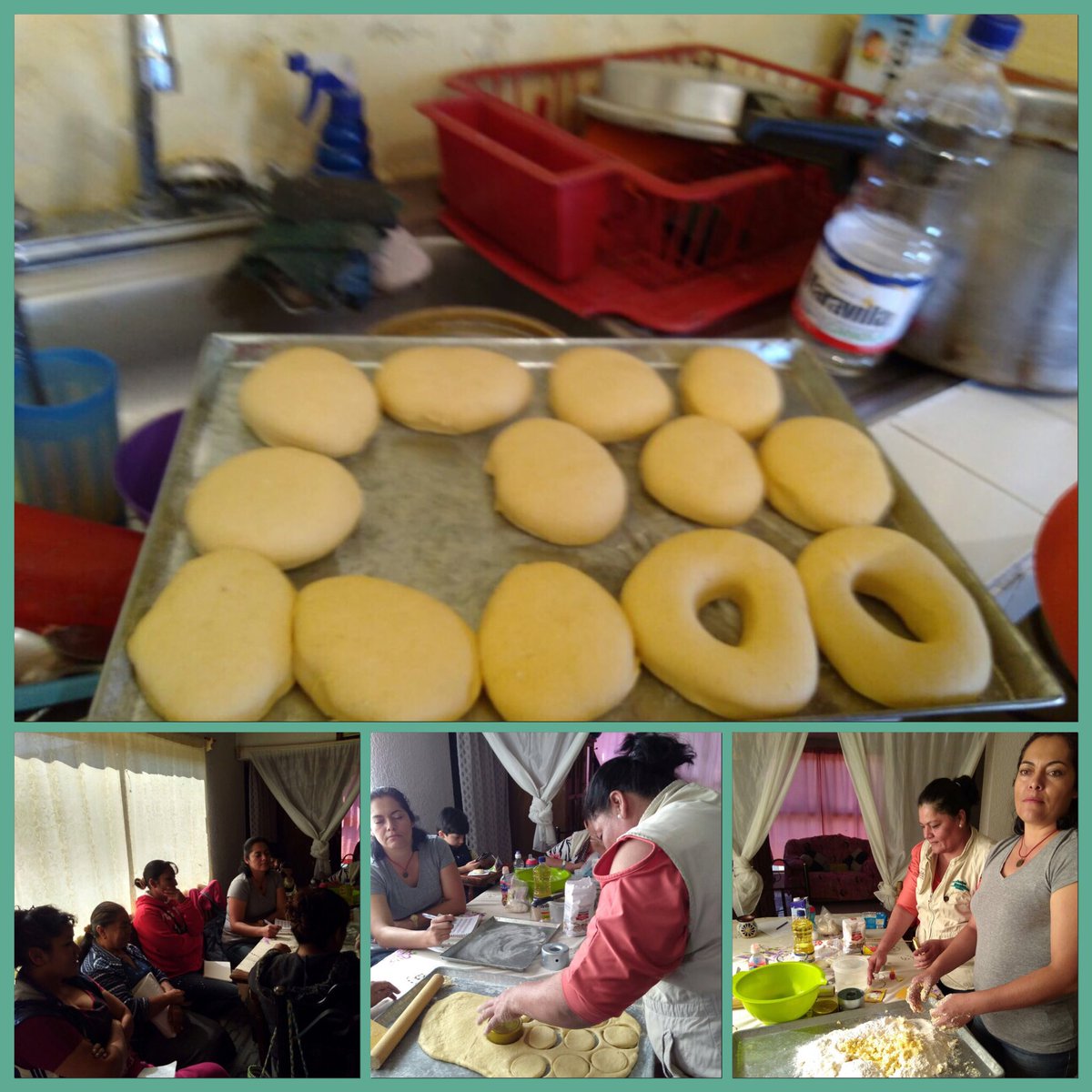 IsaMorales_3's tweet photo. Hoy con el grupo de mujeres de Santa María la Quebrada, realizamos el taller de donas. #MujeresEmprendedoras #IsaMorales #3raRegiduría https://t.co/av6QoupZbL