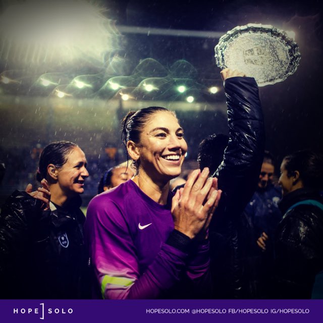 Hope Solo on Twitter.