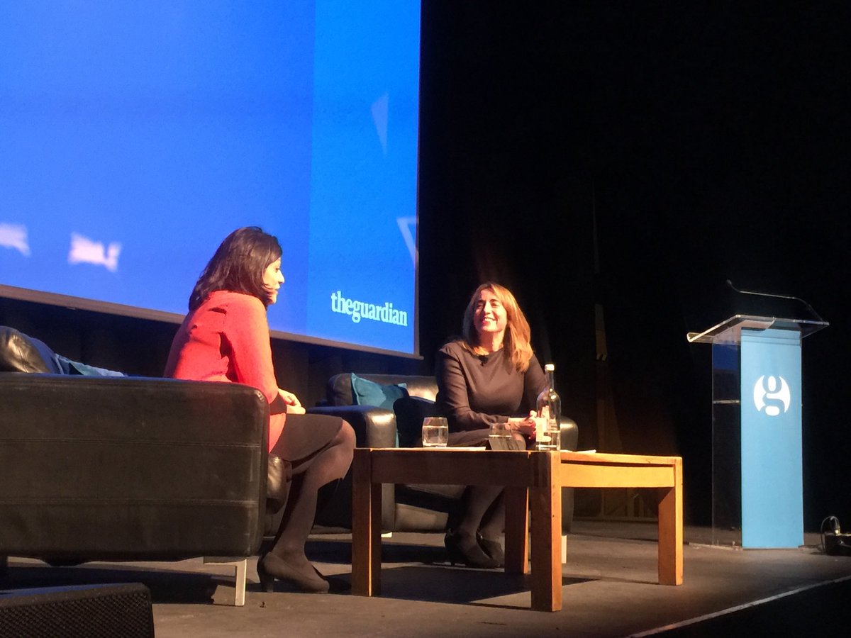 GuardianComms's tweet photo. In conversation on the mission of the Guardian - @KathViner with @GuardianAnushka #guardianview https://t.co/uDwgptcBhz
