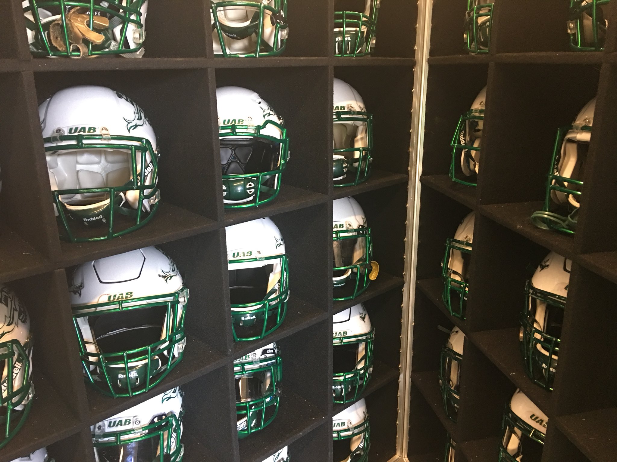 UAB Football on Twitter "First 👀 at the lids for The Swamp. Green