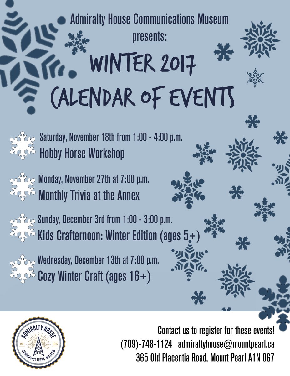 We have a lot of programs planned for #November and #December! 🙌 #events