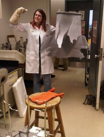 SallyingAbout's tweet photo. #tbt to 7yr ago today when we accidentally blew up a trashcan with a not insignificant amount of liquid nitrogen #healthandsafetyfail #labfail #goodtimes https://t.co/0OIlinPlbA
