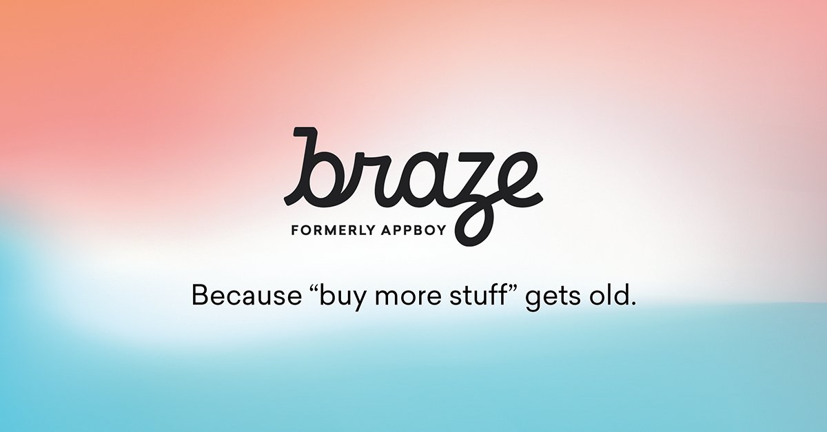 Braze's tweet photo. We make customers more satisfied with every experience. Explore Braze. https://t.co/lYqvcyK3R1 https://t.co/cuWqZp1edd