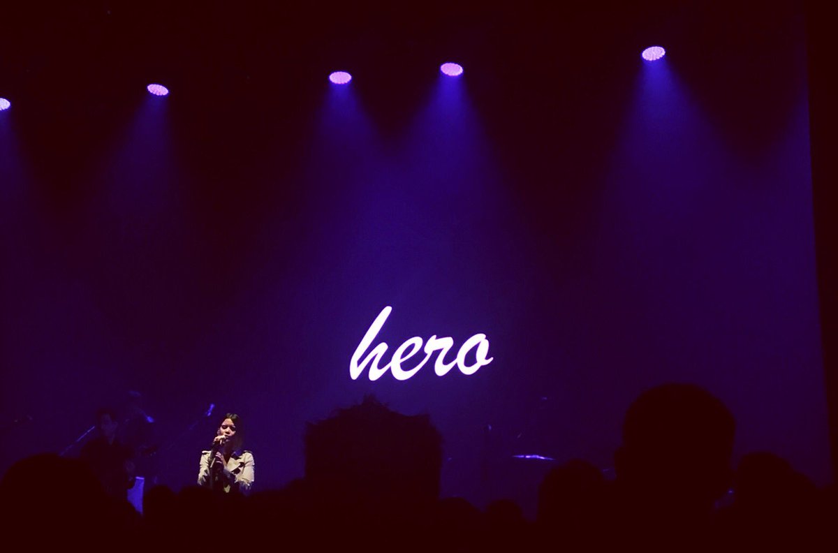 darlinemusic's tweet photo. @marenmorris last night was a dream!💜 and @ryanhurd was amazing (can’t wait for the album)! So gutted abby wasn’t there with me - always brings back memories of when we played on that stage!!😌#herotour 
Cx 💕 https://t.co/IoL3UKutRP