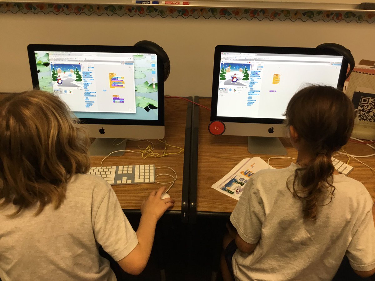 iJanetteCamacho's tweet image. Second-grade started coding their first game. Our future game developers. #Scratchmit #mit #scratch