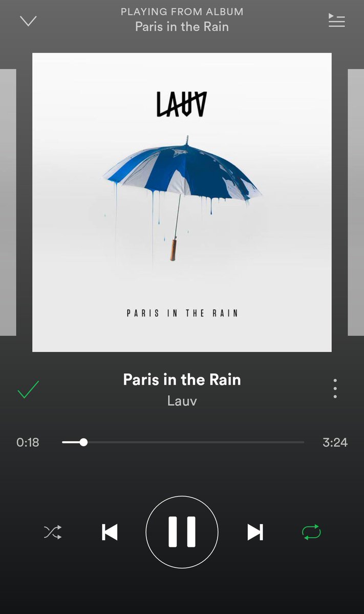 Paris In The Rain Lauv Album Cover