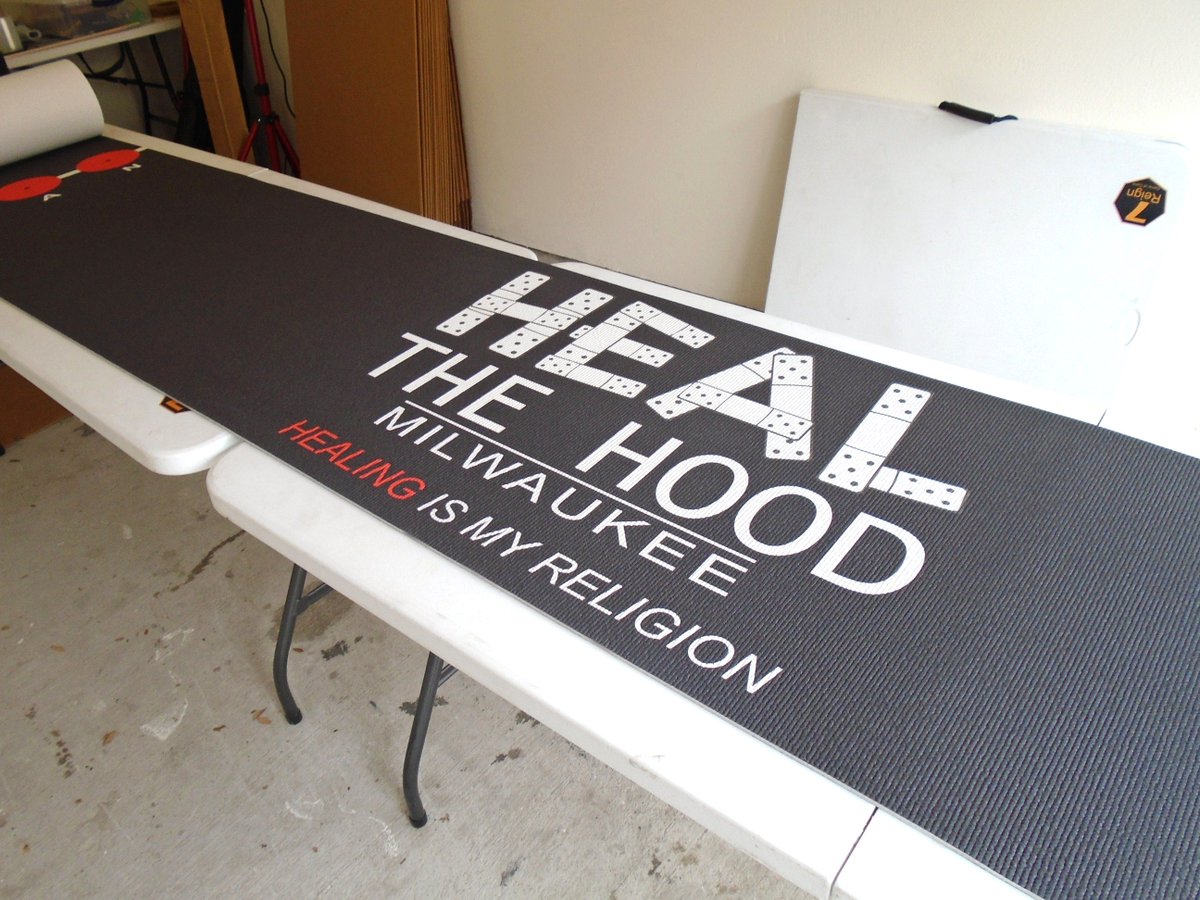 GameofCans's tweet photo. Brother "Heal the Hood" about to get this work...stay tuned! #7Reign #GameofCans #PlayCans #CansMat #CansMatReign #CansGame #HealtheHood #Milwaukee #Cans #CansCourt https://t.co/hNlcRP7IUm