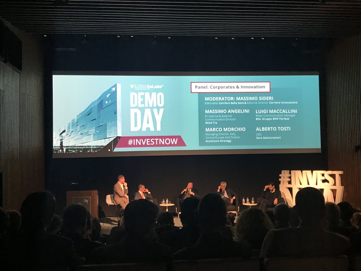 Solo posti in piedi per  #InvestNow di <a href="/EnLabs/">eNLabs</a> ! Bellissima la nuova location <a href="/BNL_PR/">BNL BNP Paribas Media Relations</a> @BNLPeople #innovations #startup #Roma <a href="/franzrusso/">Franz Russo</a> <a href="/andreacreativo/">Andrea Carini</a> <a href="/paoloigna1/">paolo ignazio marong</a> <a href="/androm/">Andrea Romoli</a> @gmt71_01 <a href="/gabferrieri/">Gabriele Ferrieri</a> <a href="/maryfranzese/">Mary Franzese</a> <a href="/lucarallo/">Luca Rallo</a> <a href="/franciungaro/">Francesca Ungaro</a> <a href="/MBP1961/">Marco Bicocchi Pichi</a>