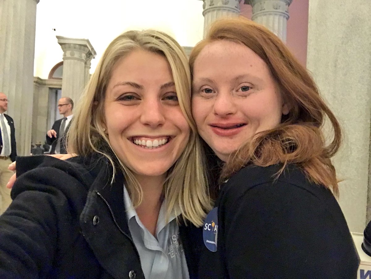 sambleiweistv's tweet photo. What an awesome day for people like Rachel in SC. The ability to open a savings account that allows her to plan for her future without compromising benefits she needs. @wis10 #SCAble https://t.co/fUxdxHfCBy