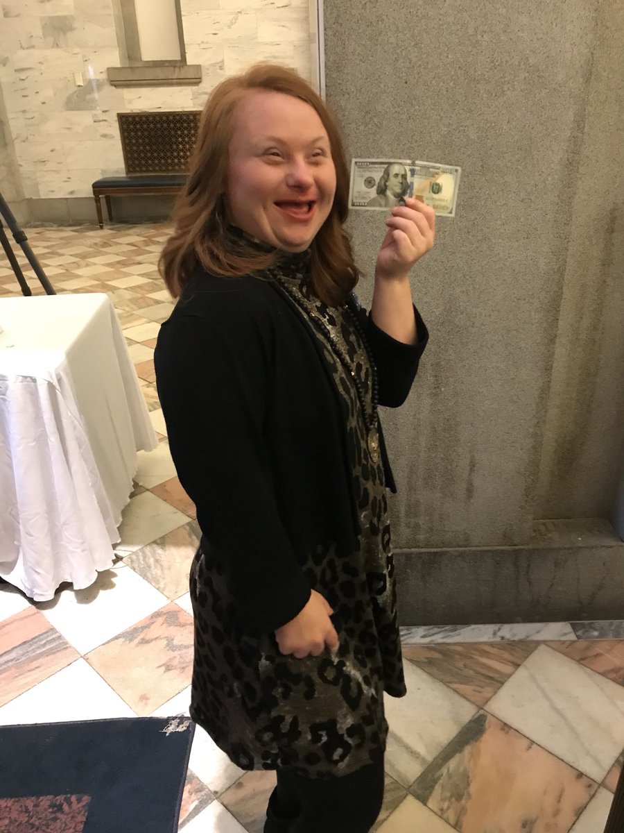 sambleiweistv's tweet photo. What an awesome day for people like Rachel in SC. The ability to open a savings account that allows her to plan for her future without compromising benefits she needs. @wis10 #SCAble https://t.co/fUxdxHfCBy