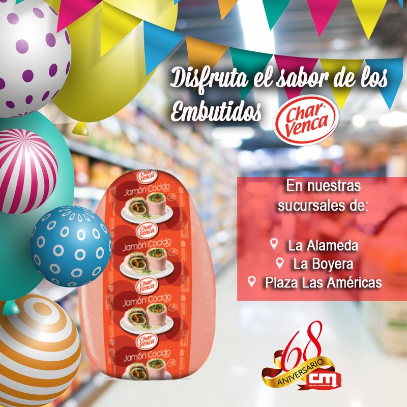 CMadeirense's tweet photo. Disfruta este 17,18 y 19 de noviembre en nuestras sucursales de:

La Alameda
La Boyera
Plaza Las Américas

Una degustación de productos @Charvenca 

Viernes 17: De 02:00 pm a 07:00 pm
Sábado 18: De 11:00 am a 07:00 pm
Domingo 19: De 11:00 am a 05:00 pm

¡Te esperamos! https://t.co/DFNyakN4Wa