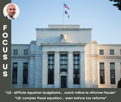 ODDO_BHF's tweet photo. 🇺🇸« Etats-Unis : une difficile équation budgétaire… avant même la réforme fiscale » Le #FocusUS de Bruno Cavalier soulève une problématique financière majeure #ODDO_BHF https://t.co/bLbaHkvpT8 https://t.co/70ipVlogz9
