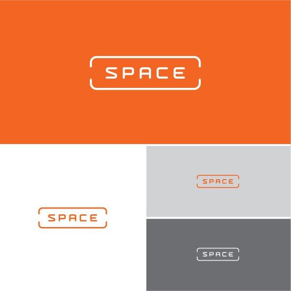 Customized wordmark for SPACE brand #ThirtyLogos #30DayChallenge