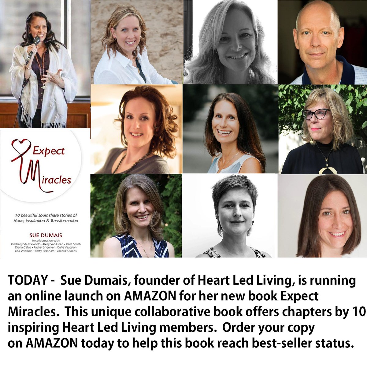 InfluencePub's tweet image. JUST LAUNCHED NOW on #Amazon - Expect Miracles, a collaborative book by Sue Dumais of @heartledliving &amp;amp; 9 other #inspiring #authors.  Buy today on Amazon &amp;amp; help this amazing book reach #bestseller status!
