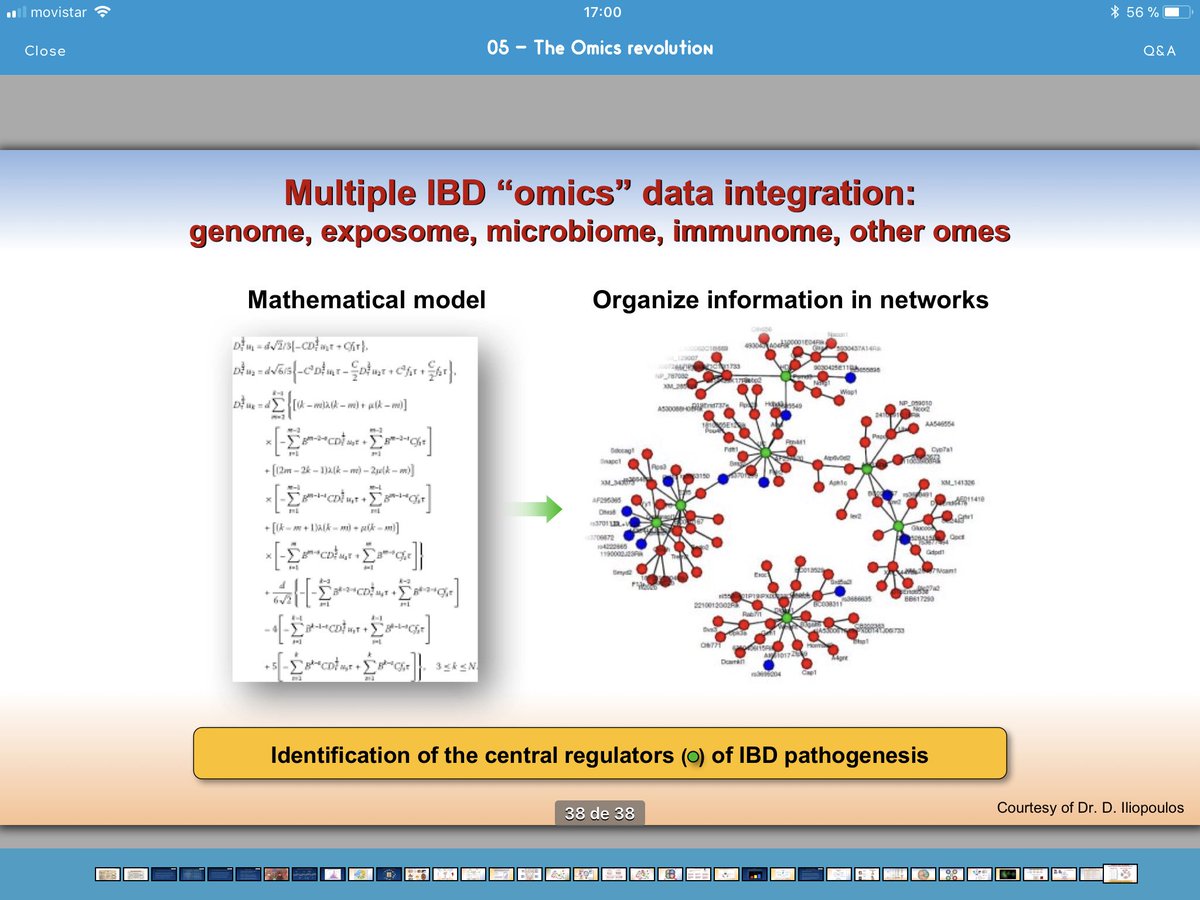 DCebSan's tweet photo. Claudio Fiocchi really fascinant talk in #IBD17 
The future vía IBDomics.

Aplicación del big data a la comprensión de las complejas redes causales de enfermedades autoinflamatorias.

#NegrinInnova
@geteccu 
@ACCU_Espana 
@juliomayol 
@Dlofe https://t.co/LDKI5CTVCQ