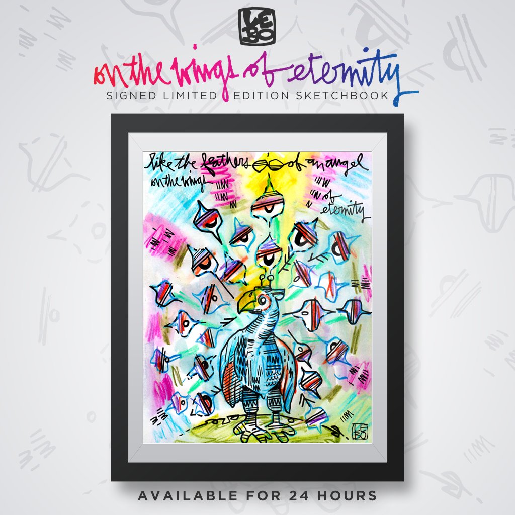 Signed Limited Edition Sketchbook Print - Only Available for 24 Hours. buff.ly/2mutb2A