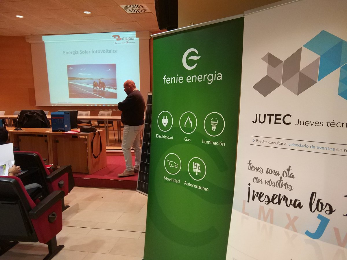 AIER_Rioja's tweet photo. Jornada sobre el Marco Actual de la Fotovoltaica, con Dmiguel #JUTEC https://t.co/argPk6szlJ