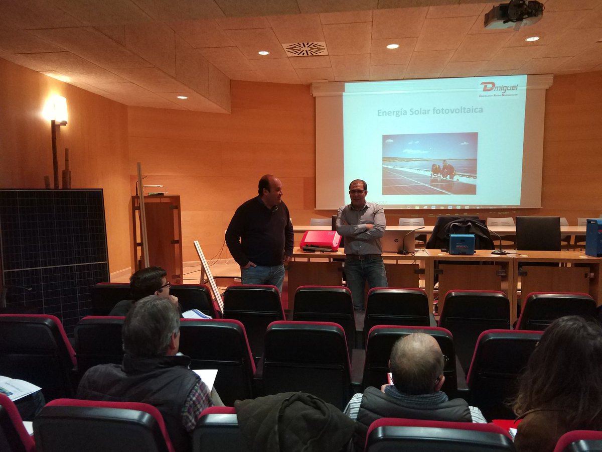 AIER_Rioja's tweet photo. Jornada sobre el Marco Actual de la Fotovoltaica, con Dmiguel #JUTEC https://t.co/argPk6szlJ