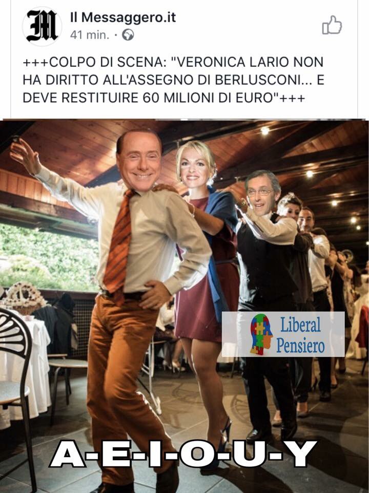 PietroLombard1's tweet photo. E intanto ad #Arcore, "#Discosamba" può accompagnare solo... #IlMessaggero #Berlusconi #Lario https://t.co/COWVRj17Rg