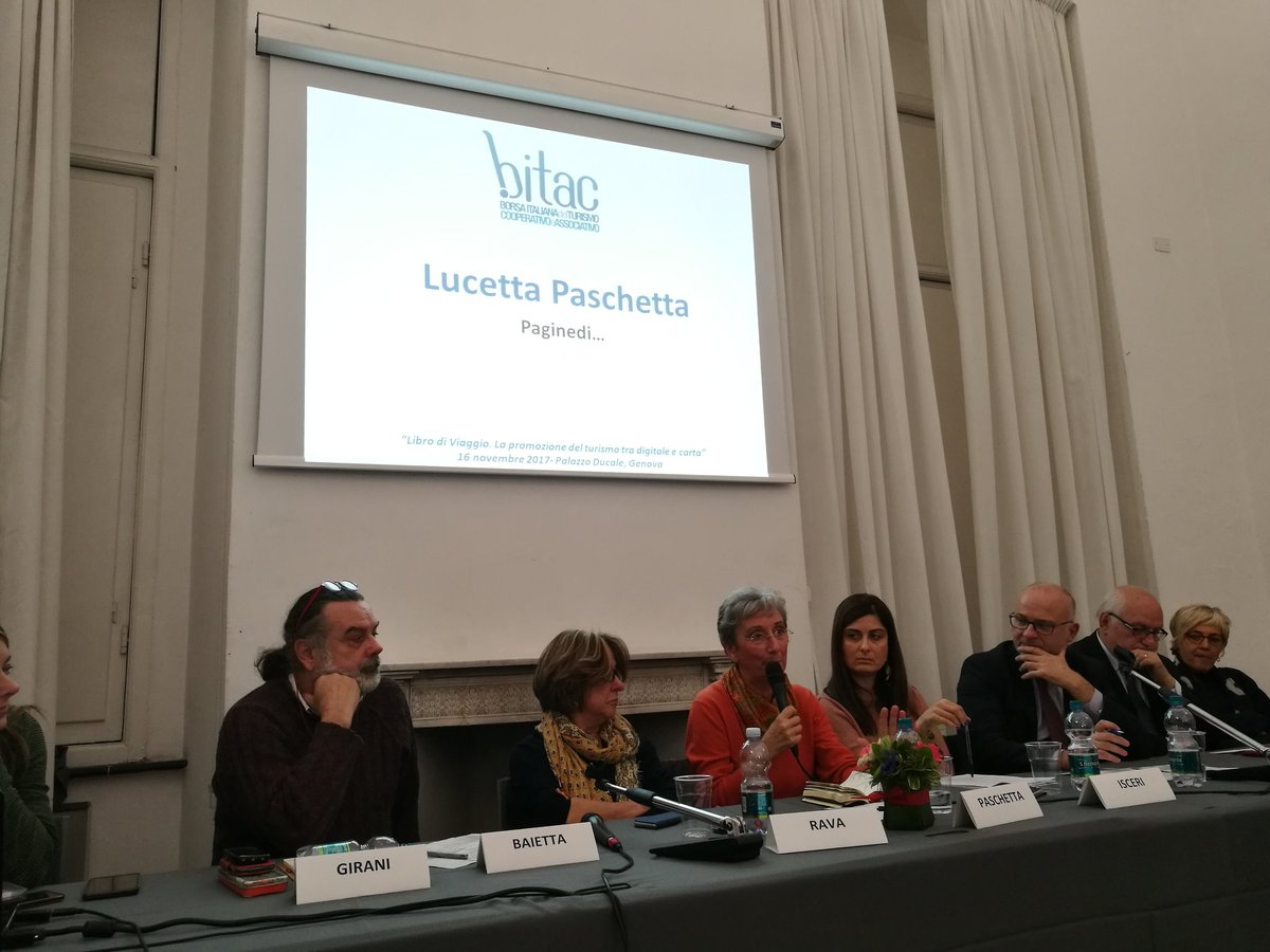 #Bitac17 Lucetta Paschetta <a href="/paginedi/">paginedi</a> I turisti sono dei lettori.La promozione #turista e l'editoria possono trarre reciproco beneficio.