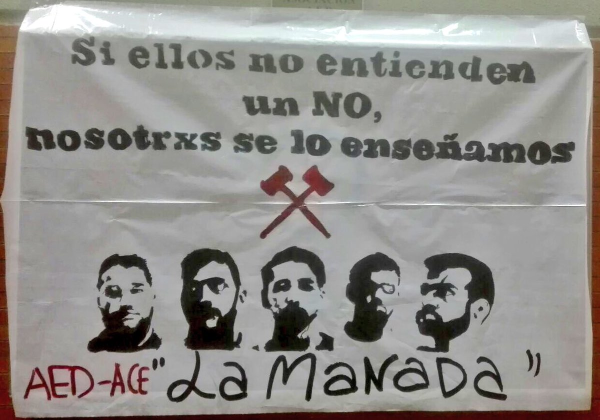 AED_UAM's tweet photo. Mañana todxs a las calles!

#NosTocanAUnaNosTocanATodas 
#NingunaAgresionSinRespuesta
#LaManada #justiciapatriarcal https://t.co/gGGRb243wf