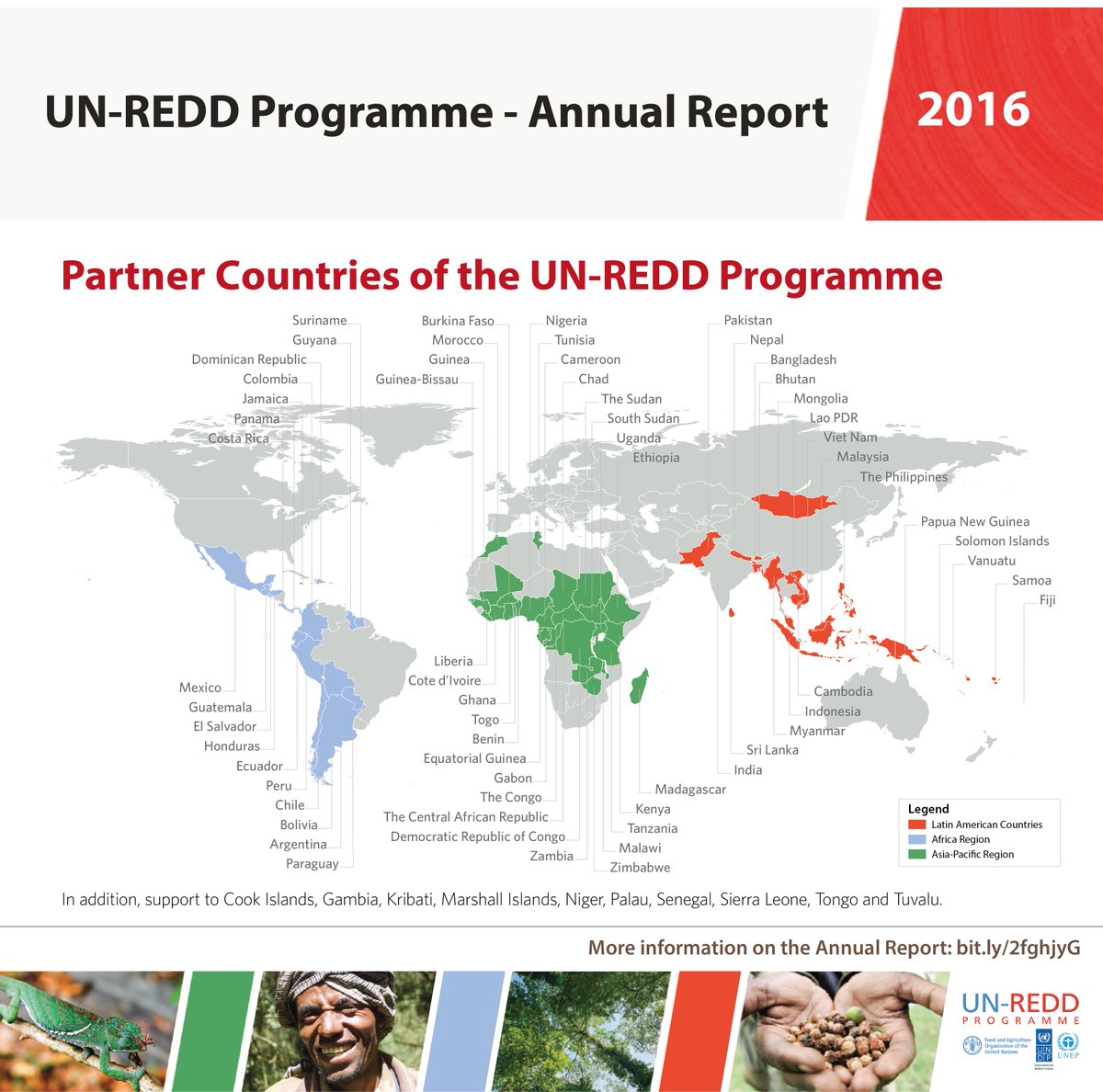 unredd's tweet photo. Building on 8 years of experience in #REDD+ readiness with 64 partner countries, the next stage for #UNREDD is supporting countries on progress towards implementation, preparation for results-based payments and resource mobilization. https://t.co/yjSeeBlKsa #ForestsMatters #COP23 https://t.co/eDjcJTfrZn