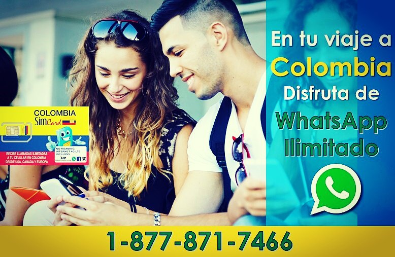 ColombiaSIMCARD's tweet image. Ahora todos nuestros planes incluyen #WhatsAppIlimitado#ColombiaSIMCARD#HablaIlimitado