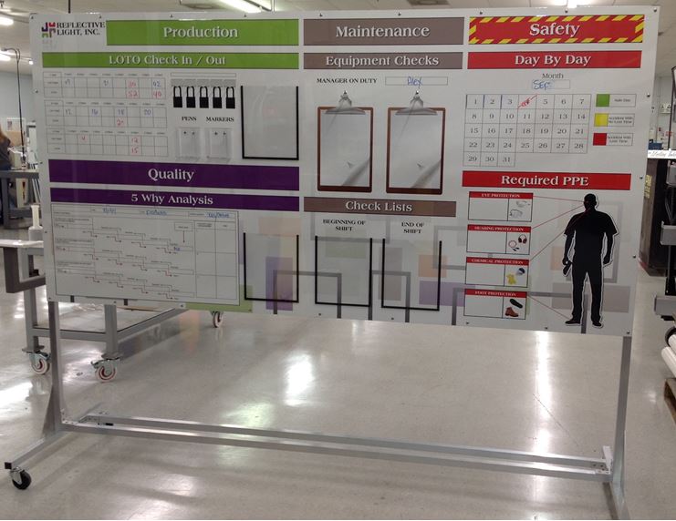 Accuform's tweet photo. ...and this is what a perfect Site-Board looks like. #Manufacturing #WorkplaceCommunication #Safety #Awareness #QualityControl https://t.co/nP2c82ack1 https://t.co/H4yaopxJ20