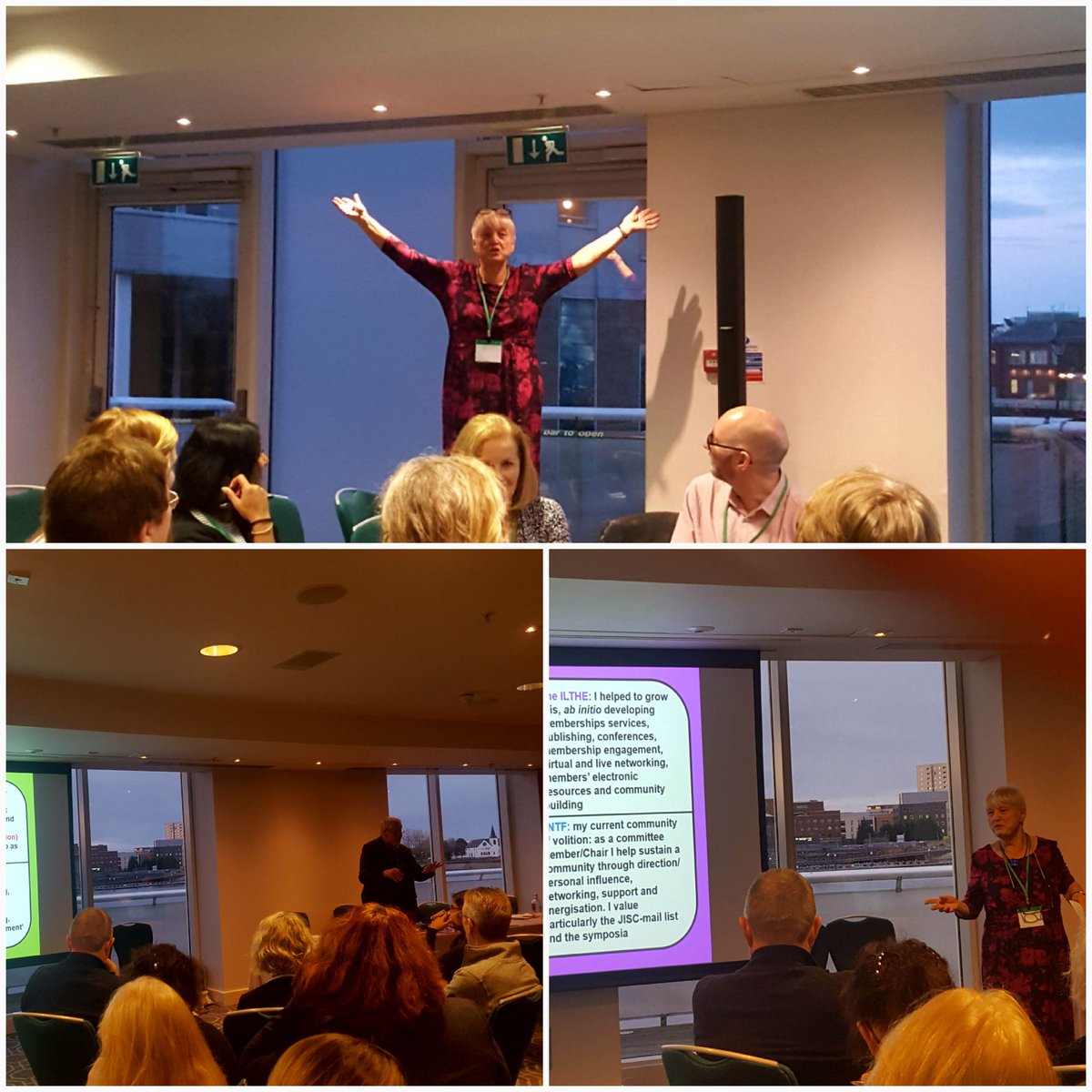 linxziloo's tweet photo. @USWCELT @ProfSallyBrown @RacePhil Sally and Phil at their best! Exploring experiences with professional associations and networks #HEA #SEDACONF #ANTF #ILTHE #HEDG #SWEDF #JISC https://t.co/v5jjViHvLH