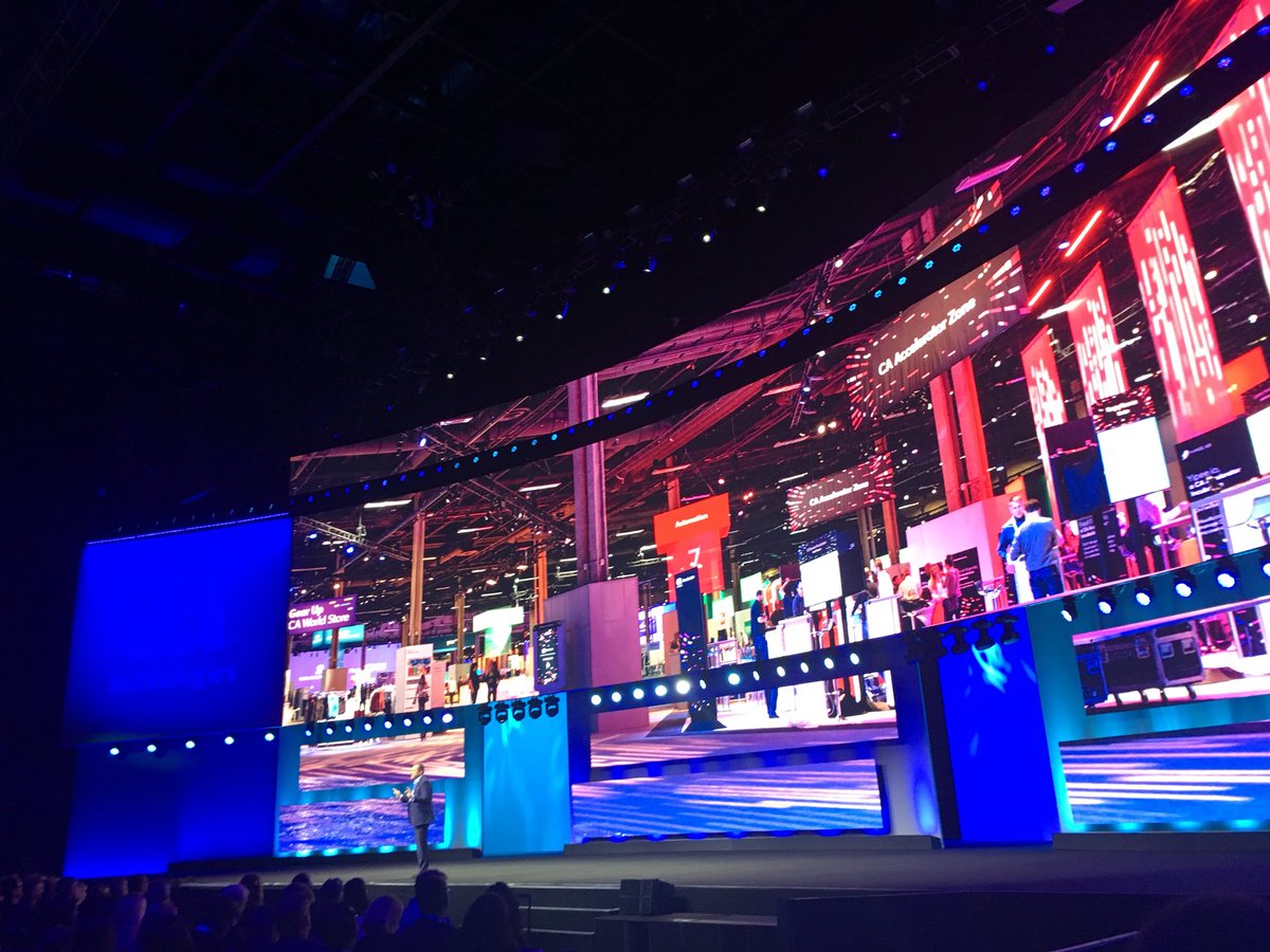 There are 20+ new products on the show floor this year at #CaWorld. #Innovation