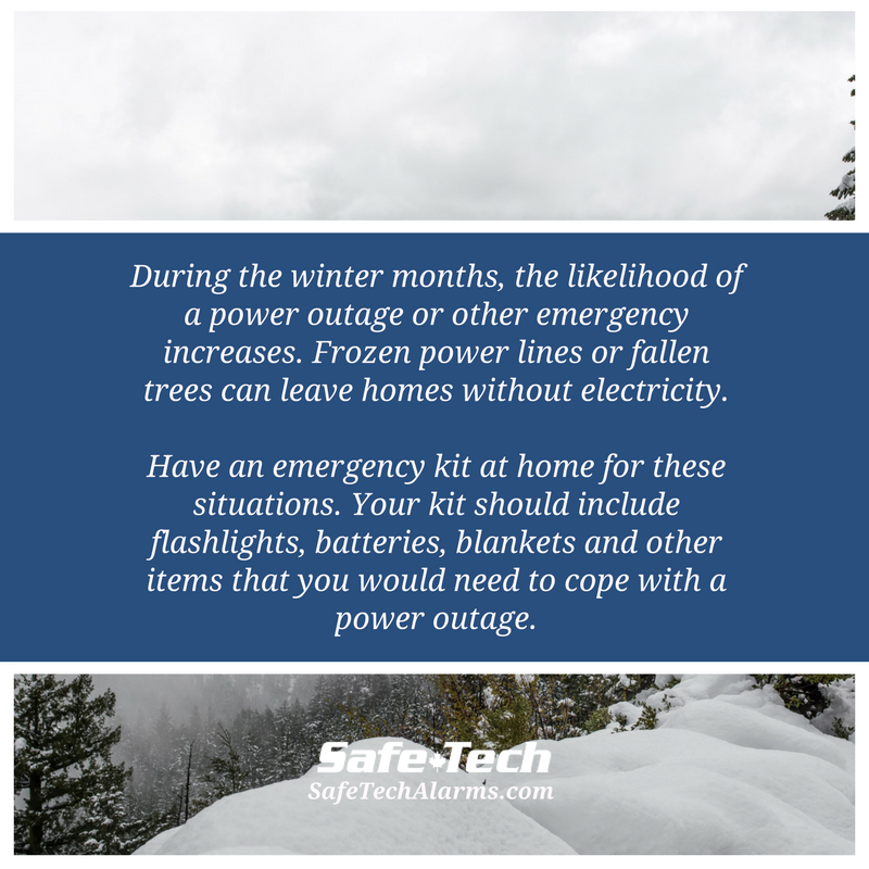SafeTech_Alarm's tweet image. Winter Security: Prepare yourself for power outages