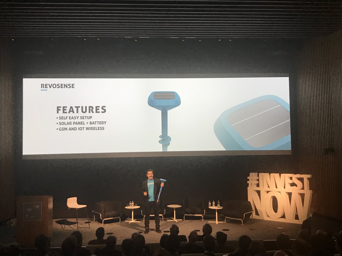 It’s up to @CosimoCalciano CEO <a href="/Revotree_agtech/">RevoTree</a> the #startup that takes #IoT and #AI technologies to orchards, vineyard and groves in Italy monitoring water requirements and environmental parameters and analyzing #data to automate the water management #investnow