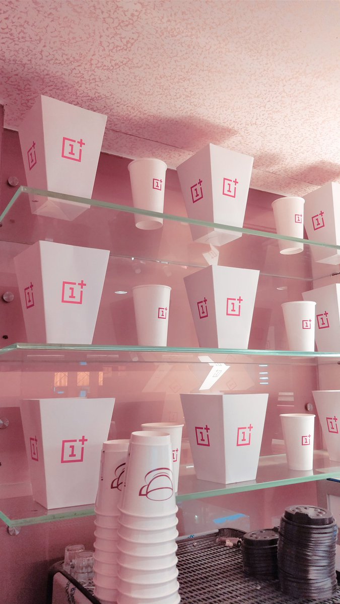 Androidindia's tweet image. At the OnePlus event