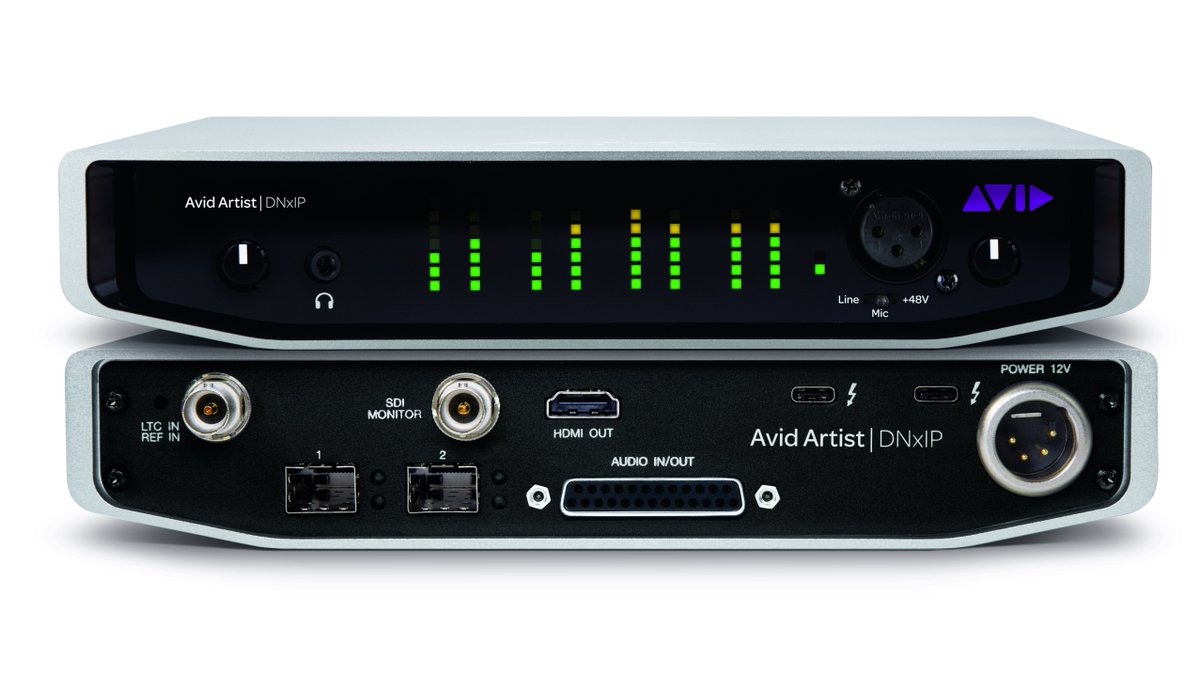 Avid's tweet photo. Avid’s new video-over-IP interface, @Avid Artist | DNxIP, enables broadcasters and large post production facilities to connect entire studios over IP for greater flexibility and efficiency.

https://t.co/k7tVKshXga

#Avid #InterBEE #InterBEE2017 #IP #DNxIP https://t.co/g7cPd5lY2s
