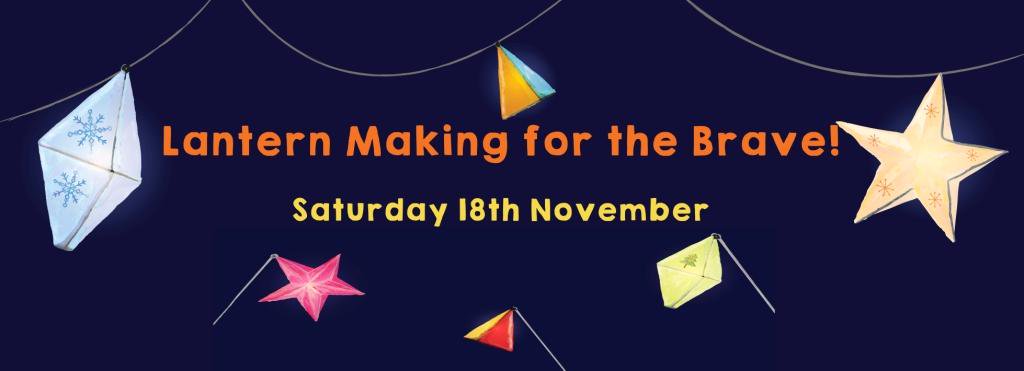roathlanterns's tweet photo. Still spaces on our lantern making for the brave workshop at @CardiffMADE this Saturday. Fancy making a beautiful lantern to lead Roath Lantern Parade? sign up! No experience necessary! https://t.co/Gt8n7GCiPz