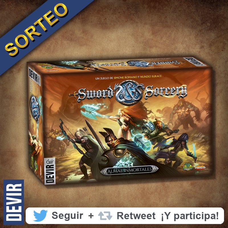 DevirIberia's tweet photo. ¡ATENCIÓN SORTEO! Sword &amp; Sorcery está a punto de llegar a tiendas. Descubrid este épico juego de mazmorreo cooperativo con nuestro trailer https://t.co/rhQLgwqRYo  ¡Para participar sólo tenéis que seguirnos y hacer RT! https://t.co/z6uRXWIRtL