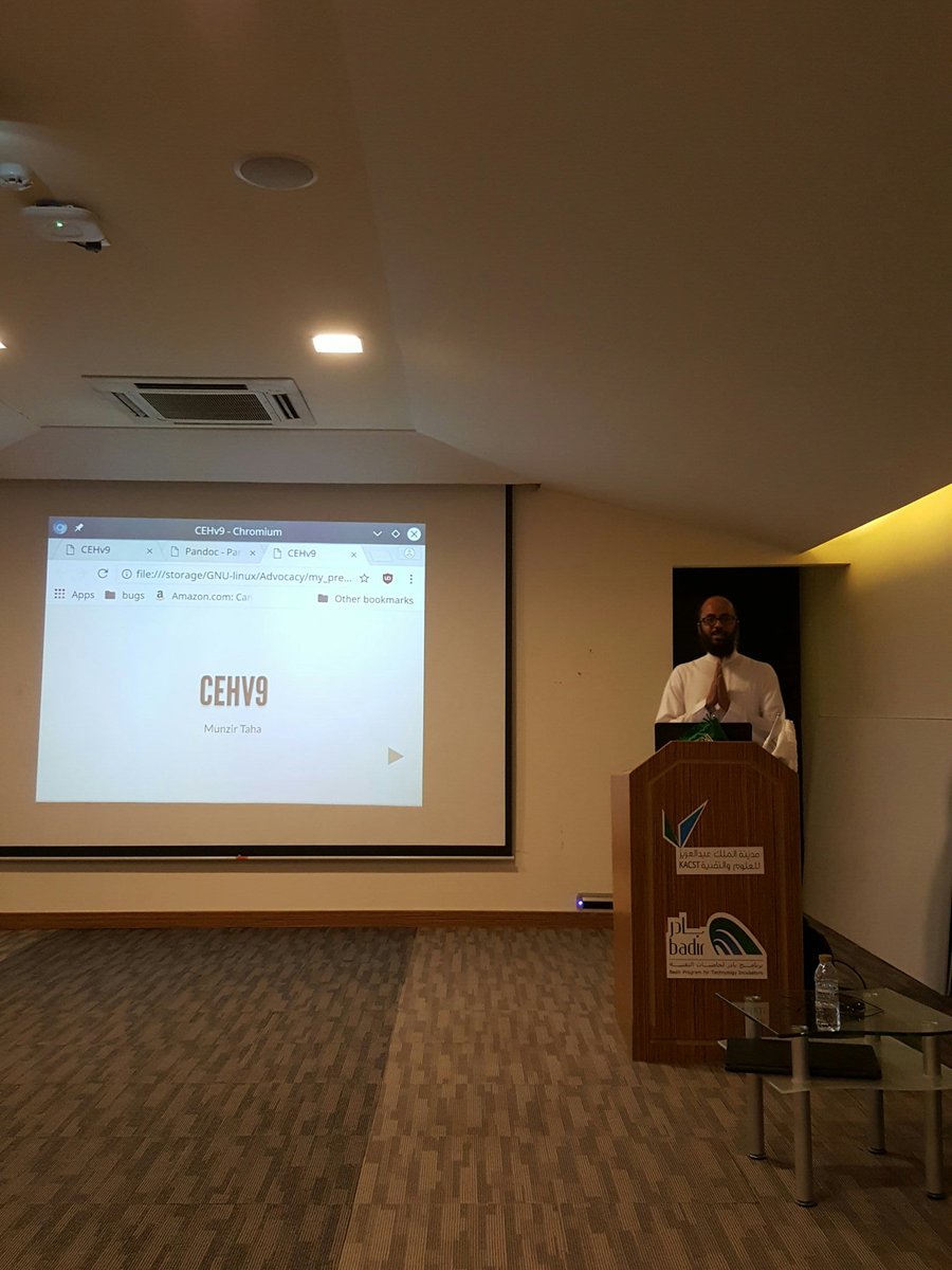 #RLUGroup    الأستاذ منذر طه يبدأ المحاضرة
 أمن المعلومات CEH