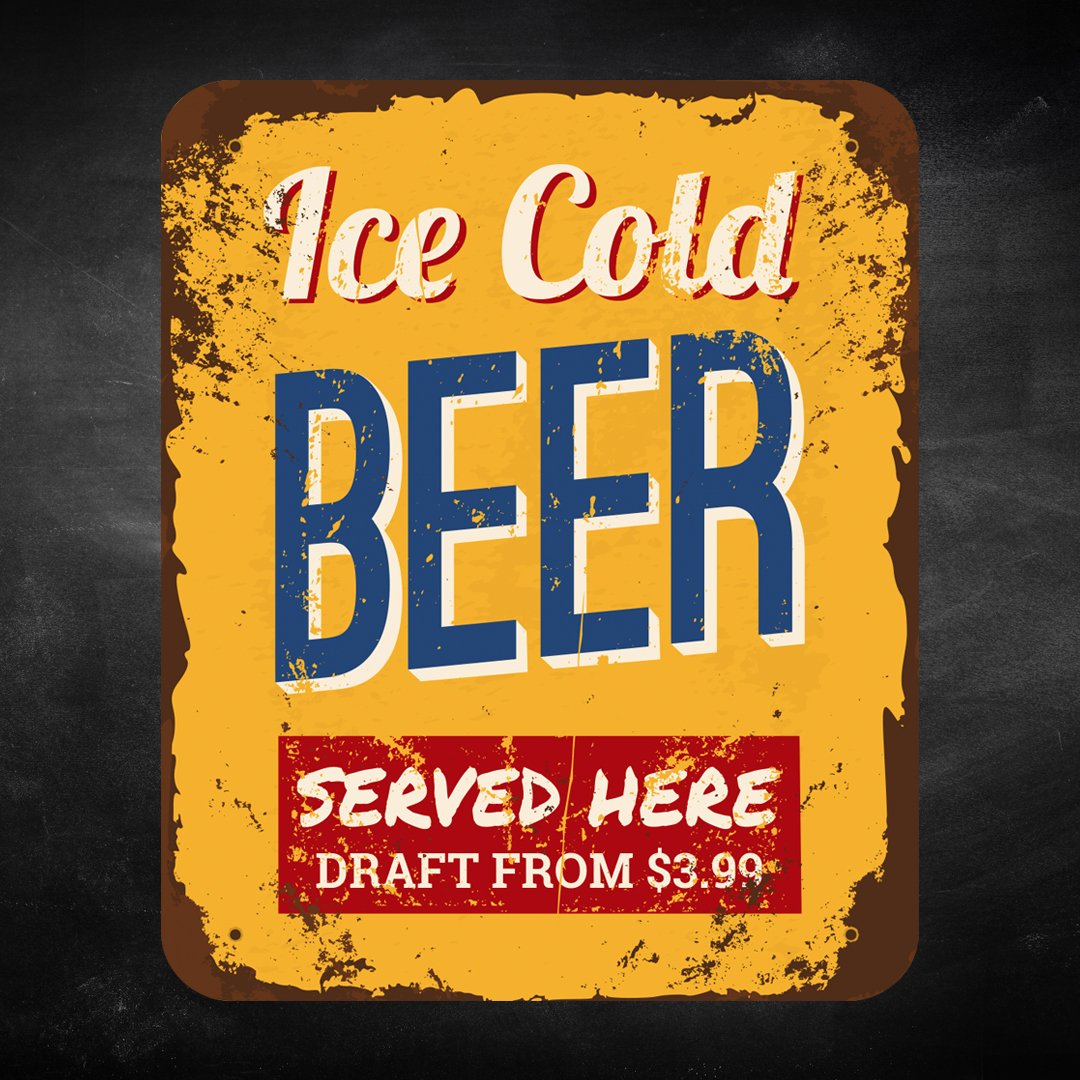 We now offer ice cold beer and coolers so you can enjoy pizza and a pint while watching the Jets live!