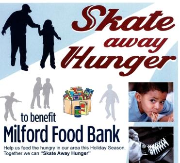 Milford_Rec_CT's tweet photo. Skate Away Hunger with @Milford_Rec_CT and @MilfordIce Free skating, during Public Skating this Sat 11/18 from 11:45a-12:45p &amp; Sun 11/19 from 1:00p-2:30p,  when you donate non-perishable food items.  Donations benefit the Milford Food Bank. https://t.co/H5Nqj9ygDC
