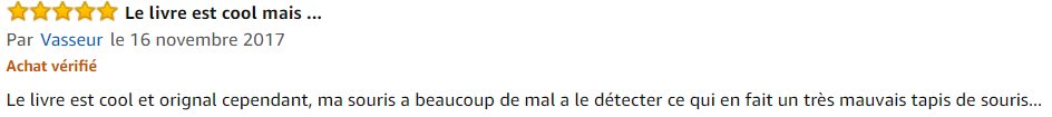 xSqueeZie's tweet photo. Haha très belle review amazon https://t.co/vTdLwtfzWm