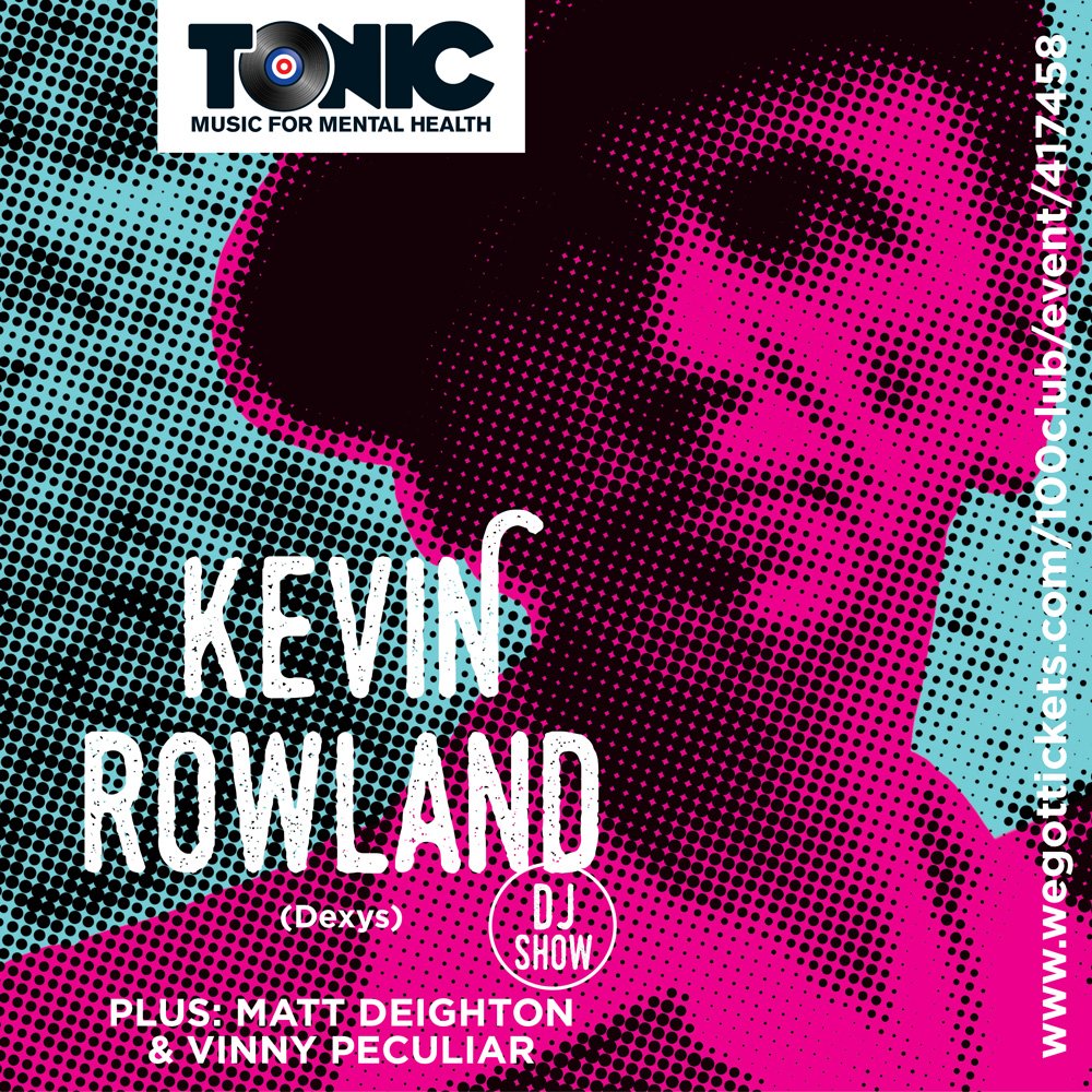 The Kevin Rowland DJ Show will be at <a href="/100clubLondon/">The 100 Club</a> on November 30th, are you ready for it? Get your tickets here: goo.gl/AByw9s